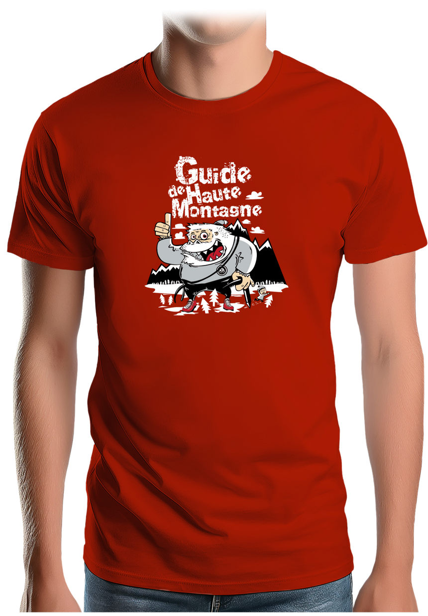 T-Shirt Homme Guide de haute montagne