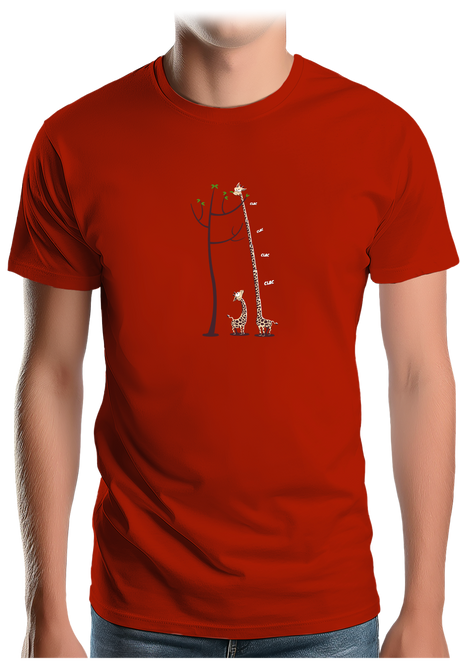 T-Shirt Homme Girafe dépliable