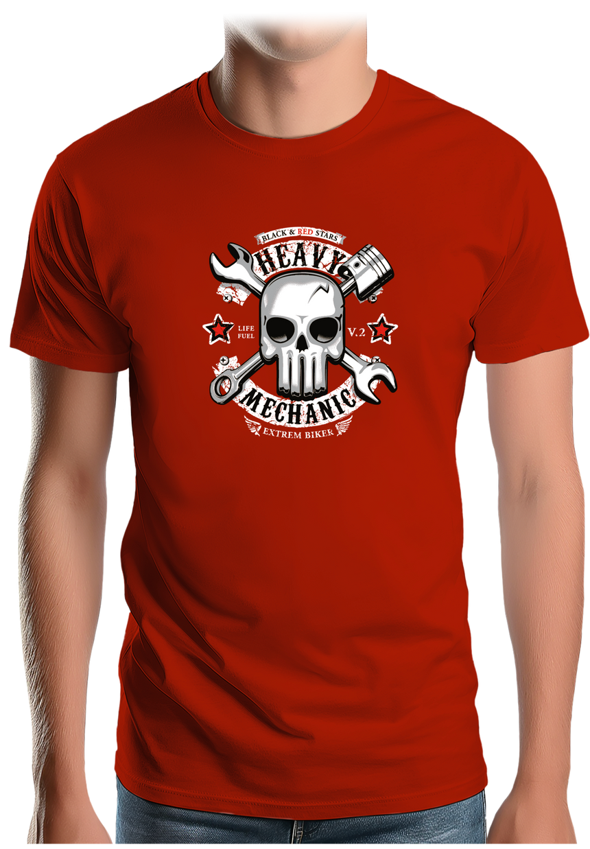 T-Shirt Homme Heavy Mechanic Motor