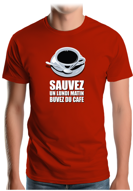 T-Shirt Homme Sauvez un lundi matin