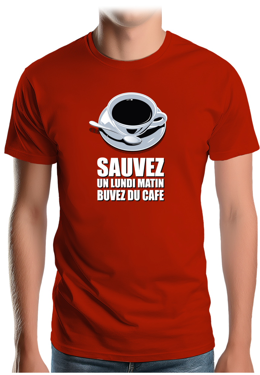 T-Shirt Homme Sauvez un lundi matin