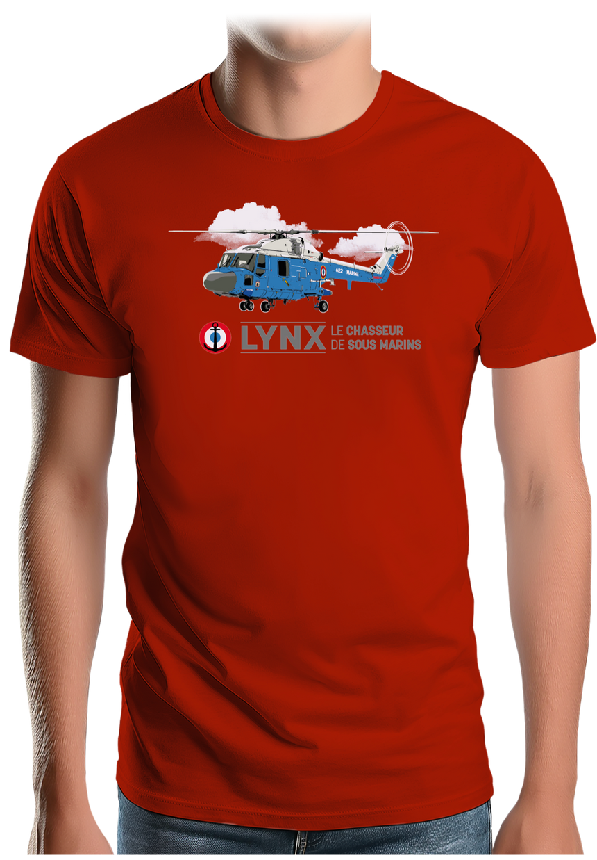 T-Shirt Homme Le Lynx des airs