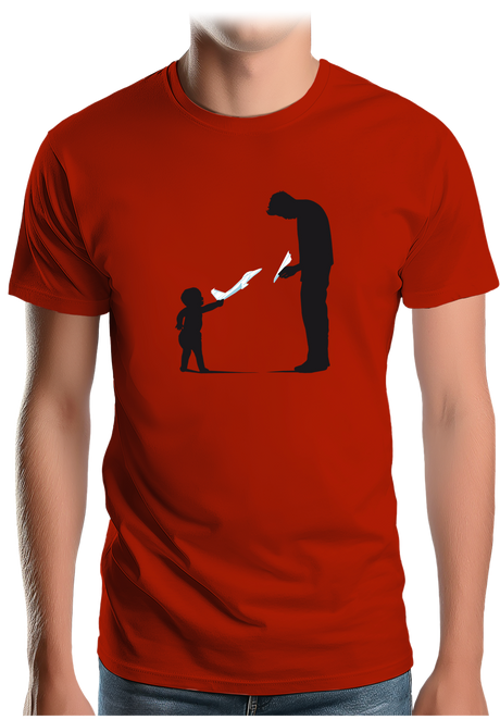 T-Shirt Homme Père Et Fils Avion