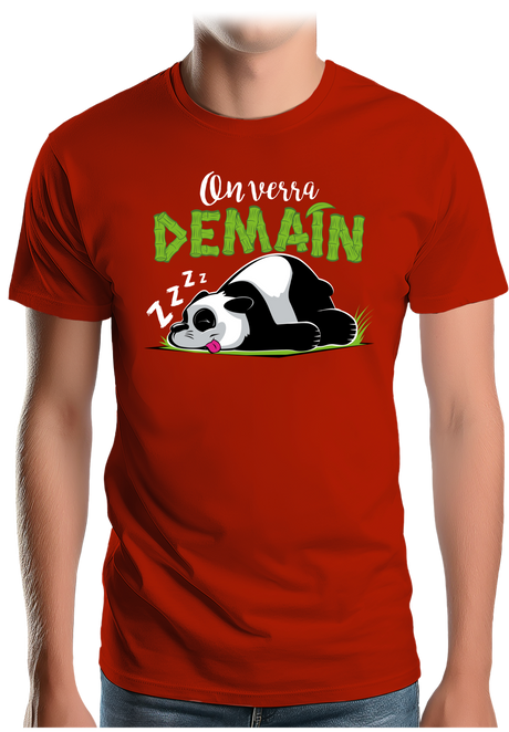 T-Shirt Homme On verra demain