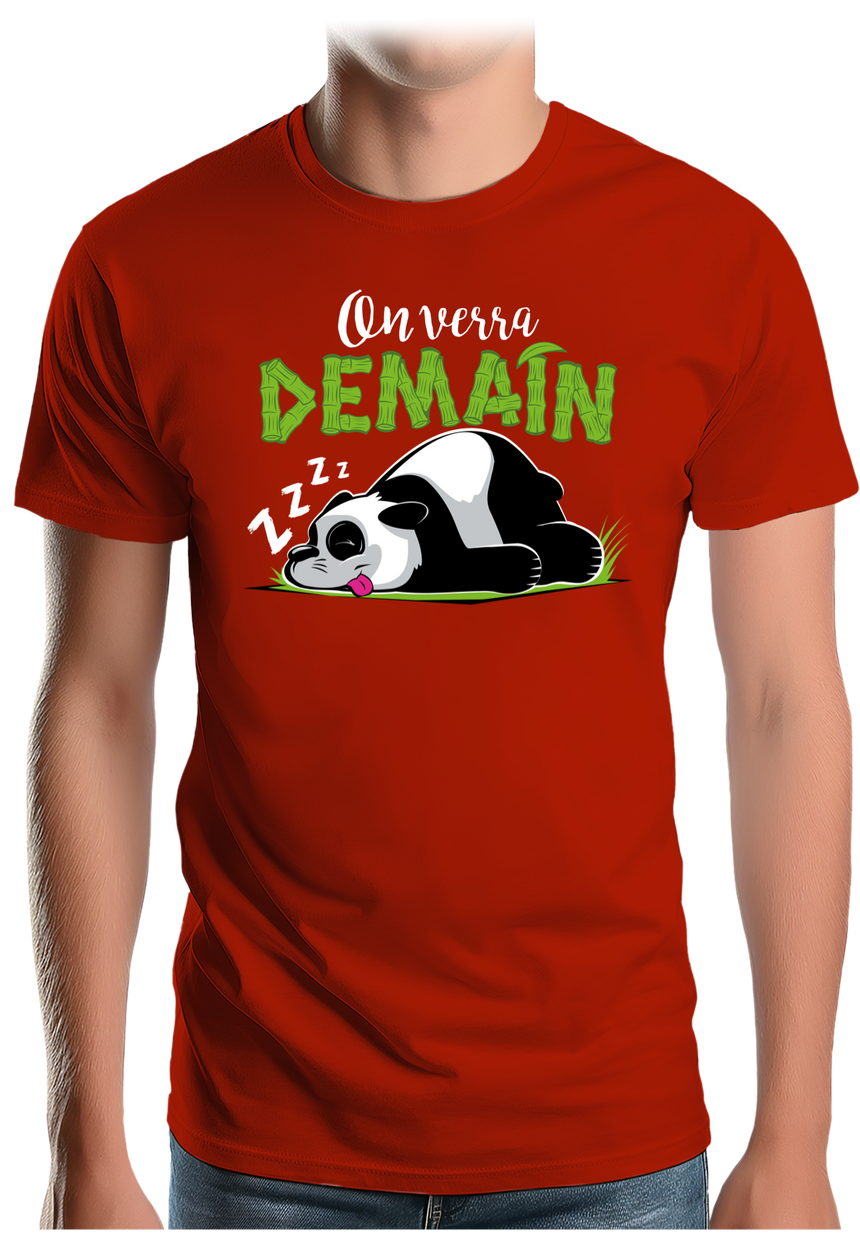 T-Shirt Homme On verra demain