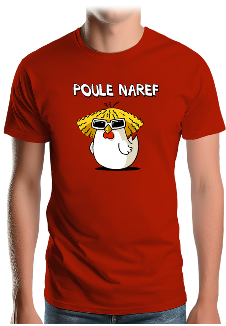 T-Shirt Homme Chanteur Poule Naref