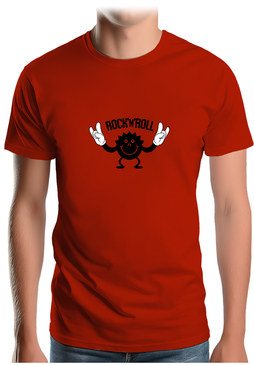 T-Shirt Homme Smile Rock'N'Roll
