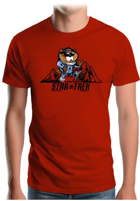 T-Shirt Homme La star du trek