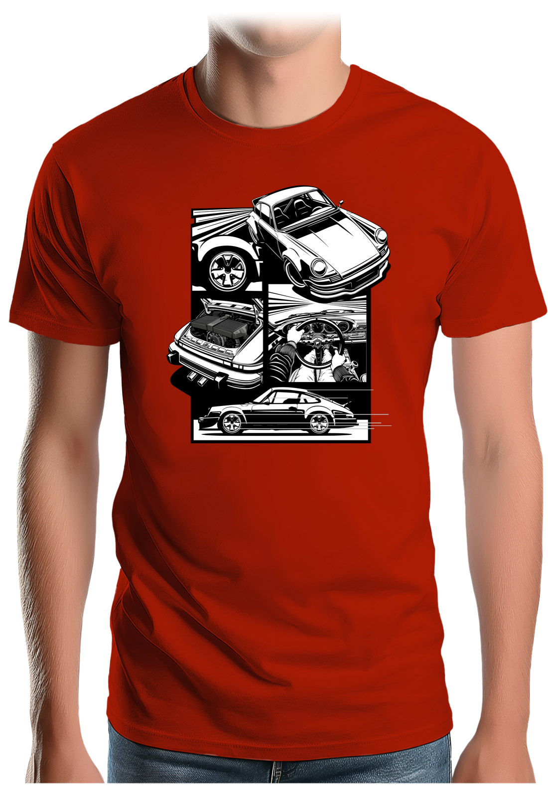 T-Shirt Homme 930 TURBO BANDE DESSINÉ