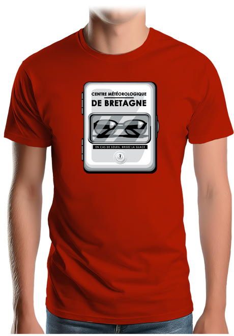 T-Shirt Homme Lunette de soleil Bretonne