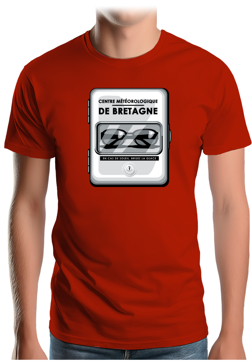 T-Shirt Homme Lunette de soleil Bretonne