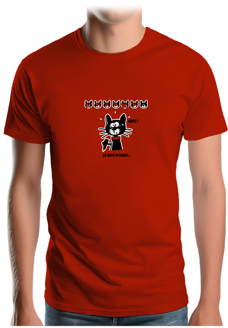 T-Shirt Homme Vie De Chat