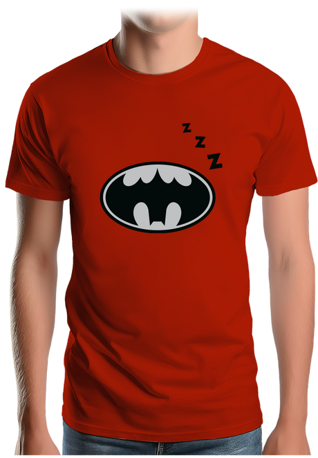 T-Shirt Homme Super héros Bat sommeil