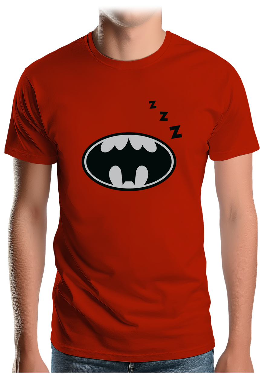 T-Shirt Homme Super héros Bat sommeil