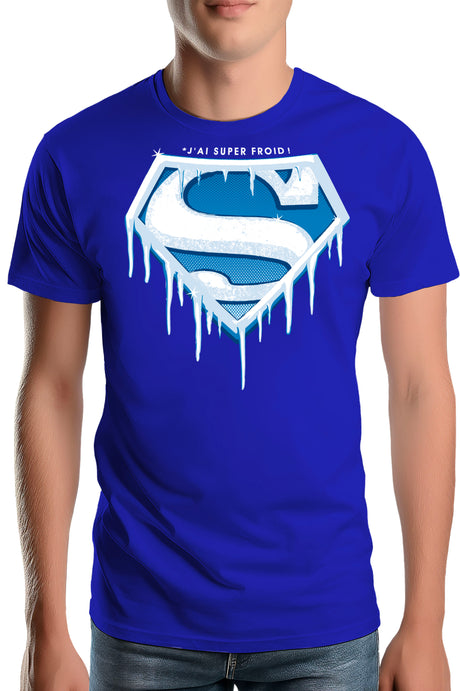 Tee-Shirt Homme Super Froid parodie SUPERMAN
