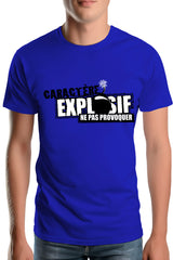 T-Shirt Homme Caractère explosif