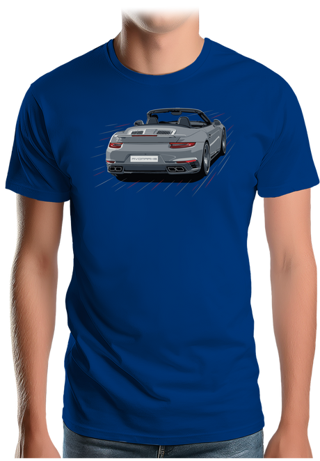 T-Shirt Homme Voiture 991 Turbo, Simple et efficace
