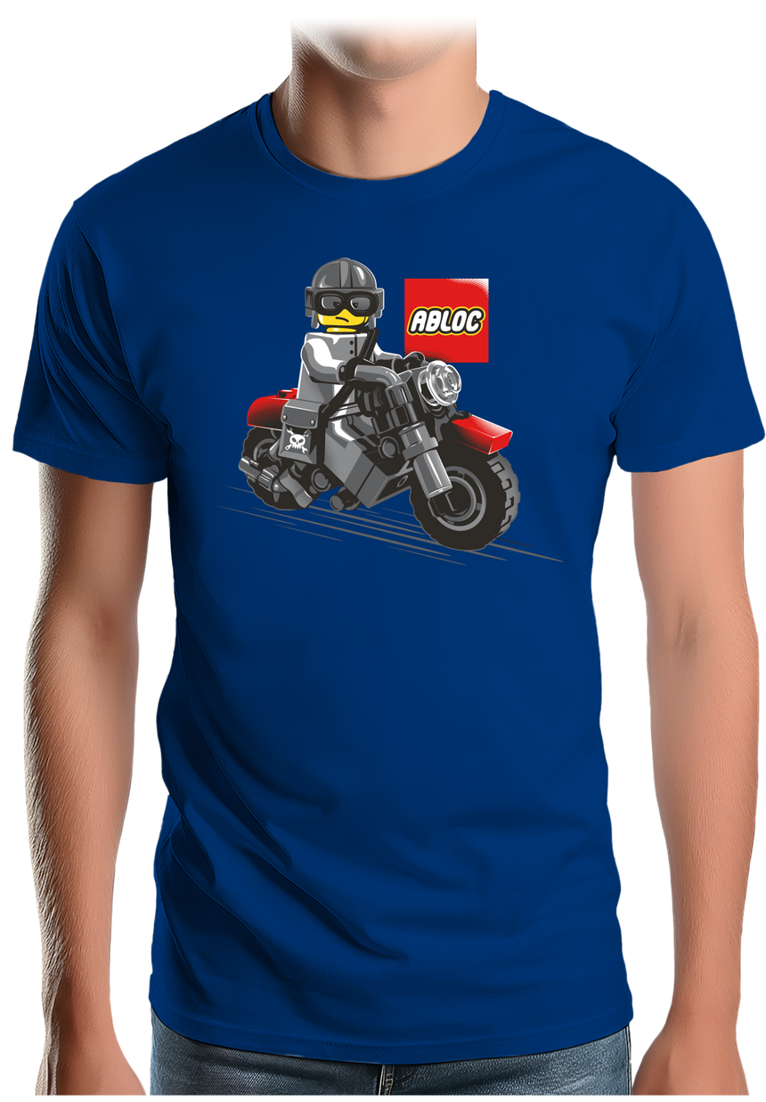 T-Shirt Homme Moto de construction ABLOC