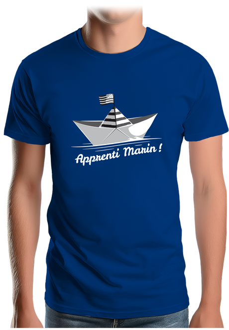 T-Shirt Homme Petit bateau bzh apprenti marin