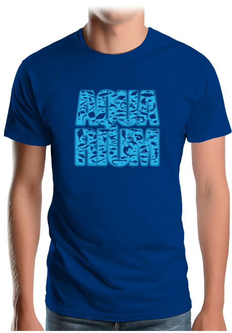 T-Shirt Homme Aquarium avec des poissons