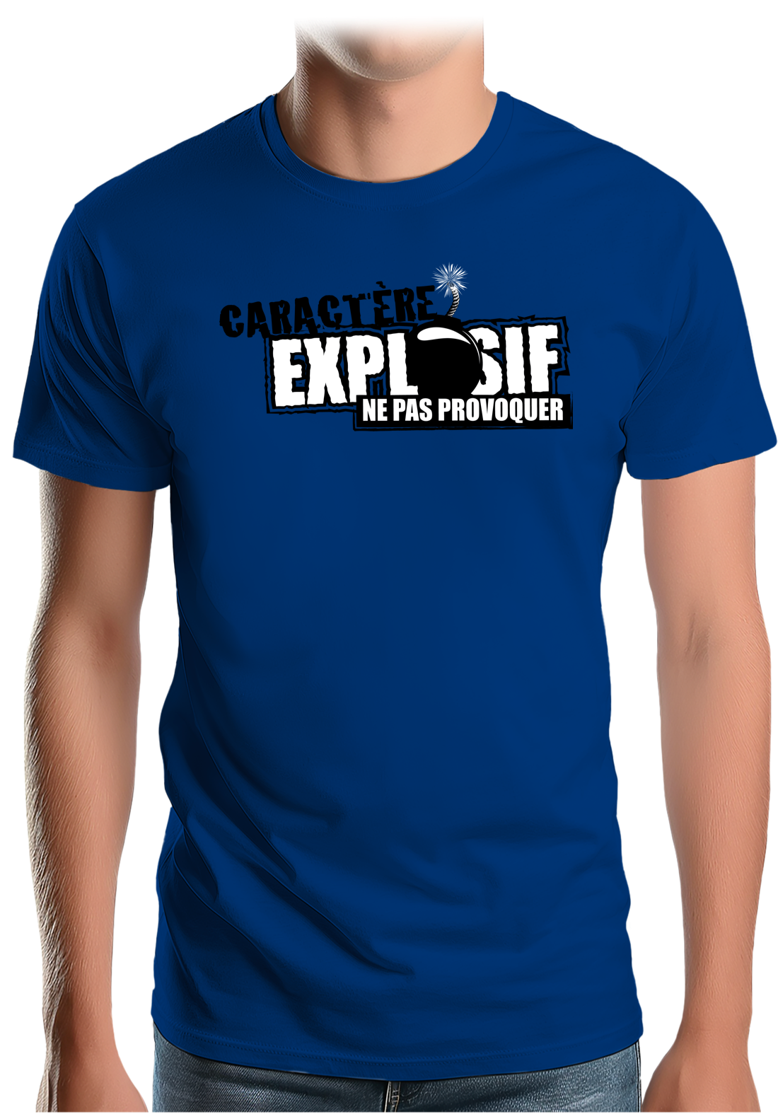 T-Shirt Homme Caractère explosif
