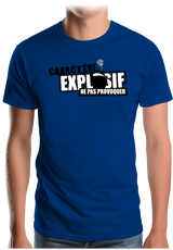 T-Shirt Homme Caractère explosif