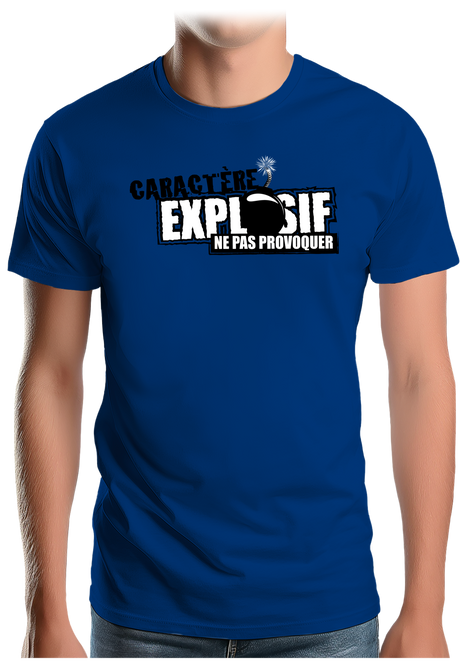 T-Shirt Homme Caractère explosif