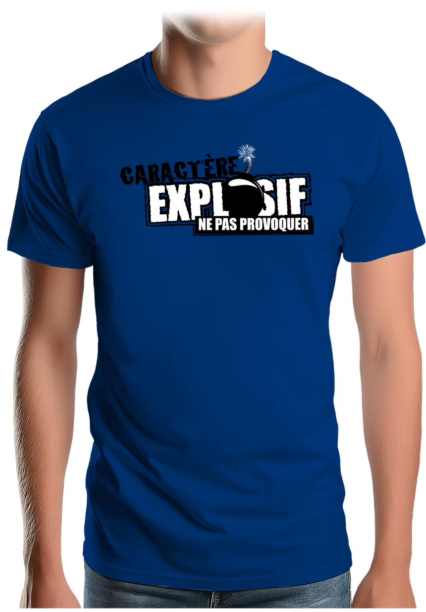 T-Shirt Homme Caractère explosif
