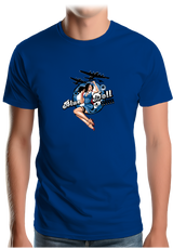 T-Shirt Homme Pin Up Avec Avion