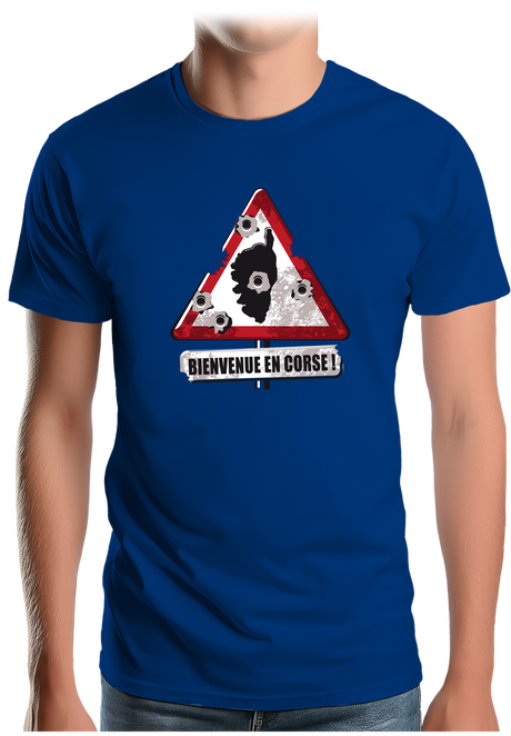 T-Shirt Homme Bienvenue en Corse !