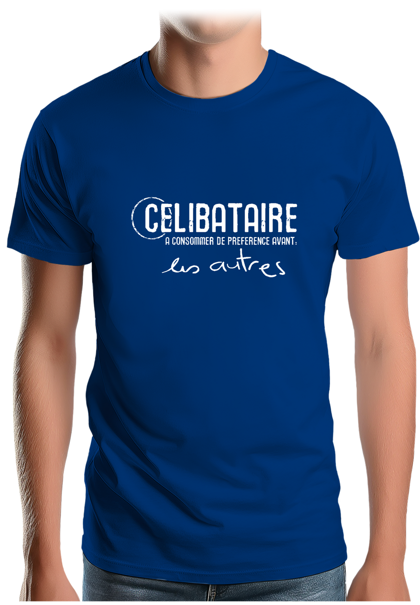 T-Shirt Homme Célibataire à consommer avant les autres
