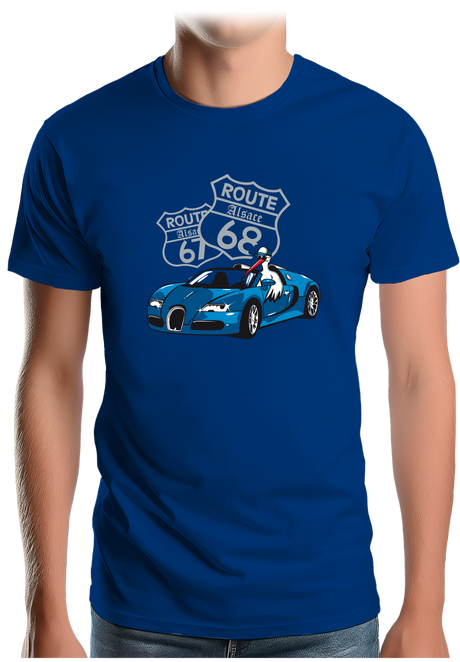 T-Shirt Homme La Route de Molsheim
