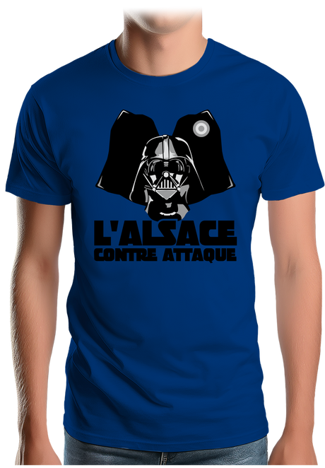 T-Shirt Homme L'Alsace contre attaque