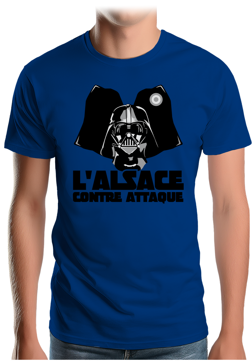 T-Shirt Homme L'Alsace contre attaque