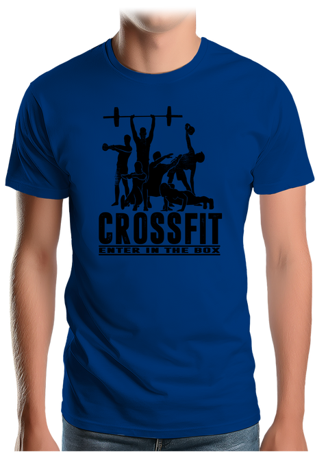T-Shirt Homme Entrer dans le monde du Crossfit