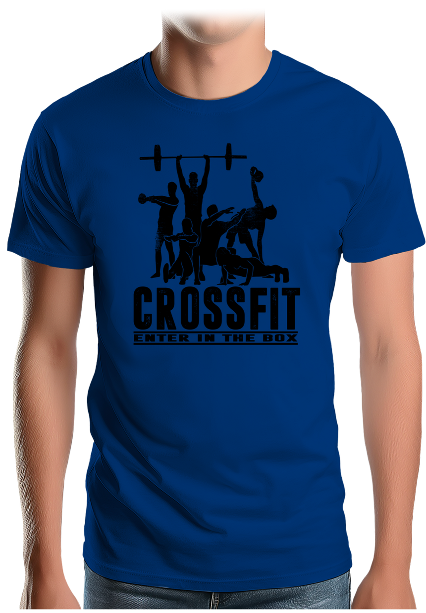 T-Shirt Homme Entrer dans le monde du Crossfit
