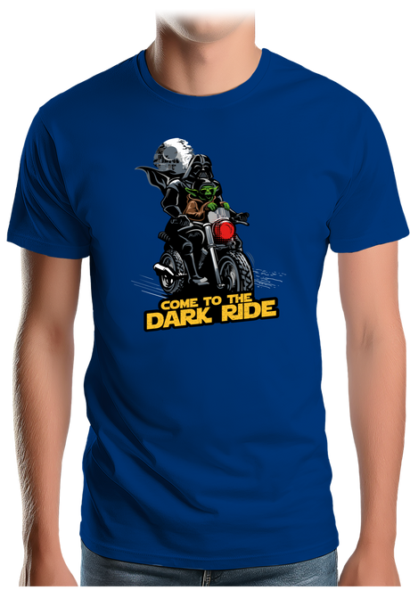 T-Shirt Homme Come to the dark ride en moto
