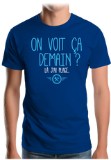 T-Shirt Homme On voit ça demain ? Là j'ai plage