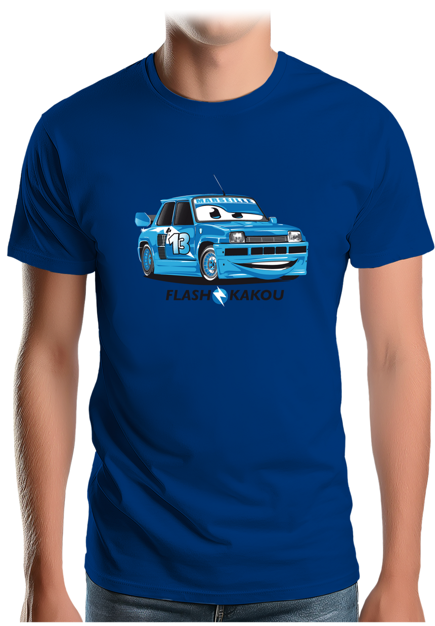T-Shirt Homme Voiture Marseillaise flash kakou
