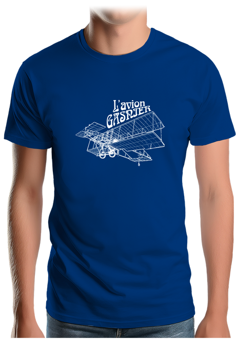 T-Shirt Homme Avion Rene Gasnier