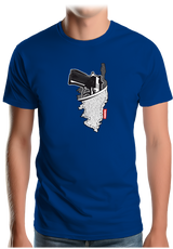 T-Shirt Homme Holster carte de la corse