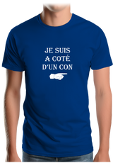 T-Shirt Homme Je suis à coté d'un con
