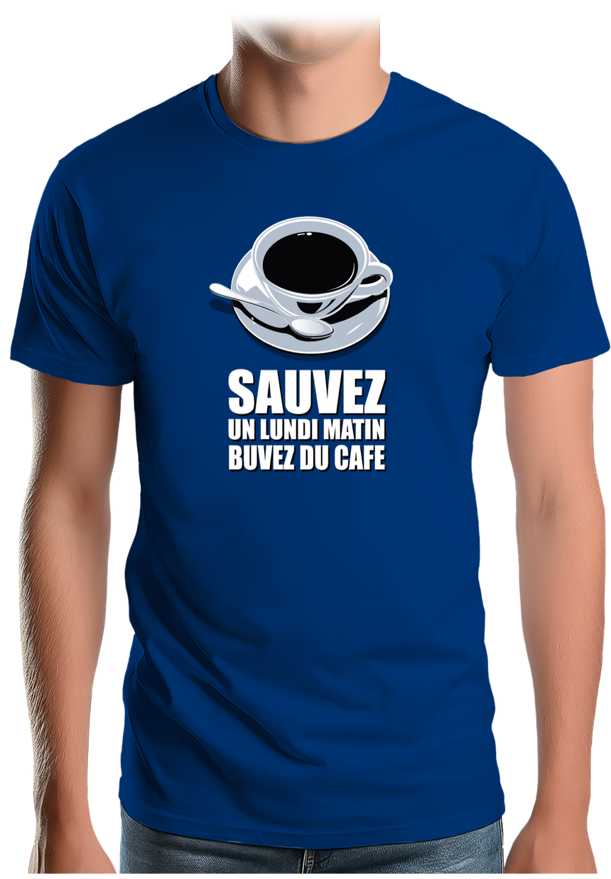 T-Shirt Homme Sauvez un lundi matin