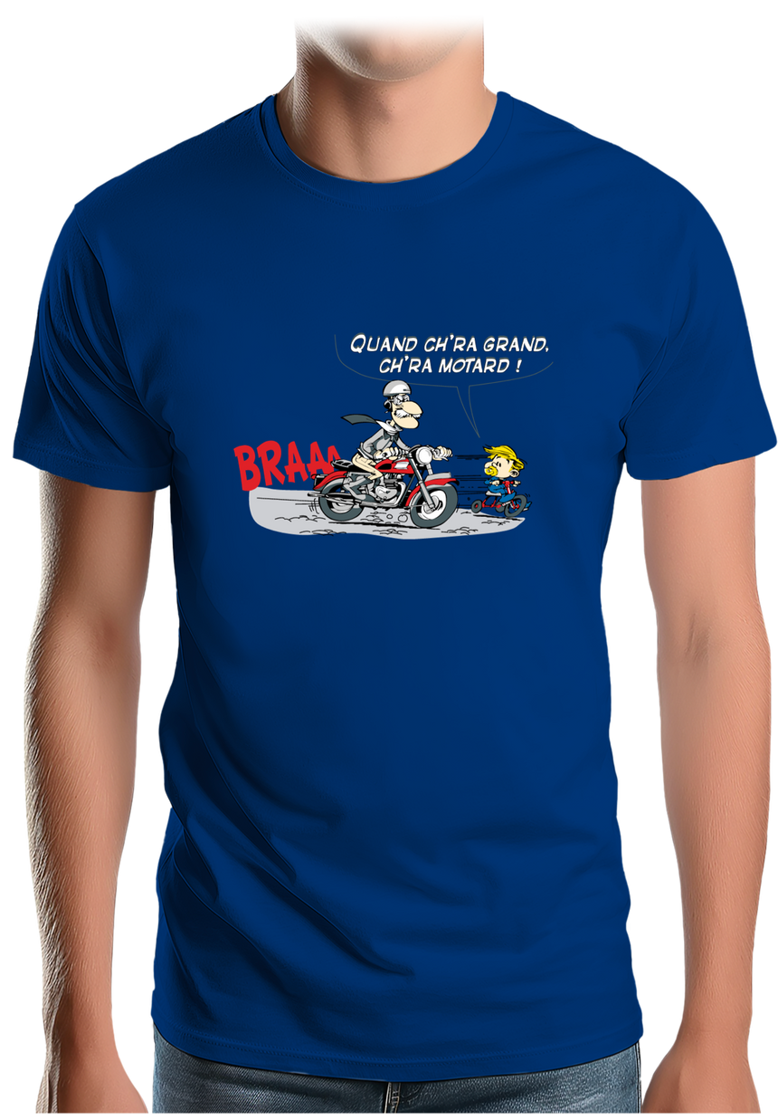 T-Shirt Homme Motard et son fils