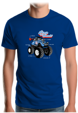 T-Shirt Homme Monster Deuch