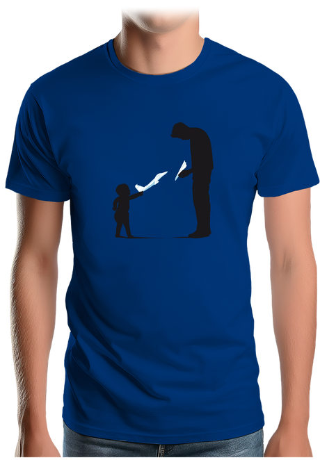 T-Shirt Homme Père Et Fils Avion