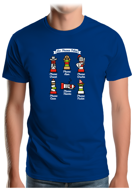 T-Shirt Homme Les 06 phares felus