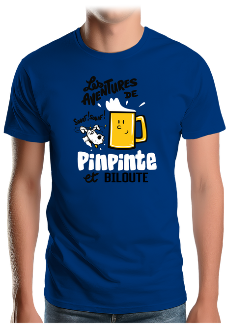 T-Shirt Homme Les aventures de Pinpinte et Biloute