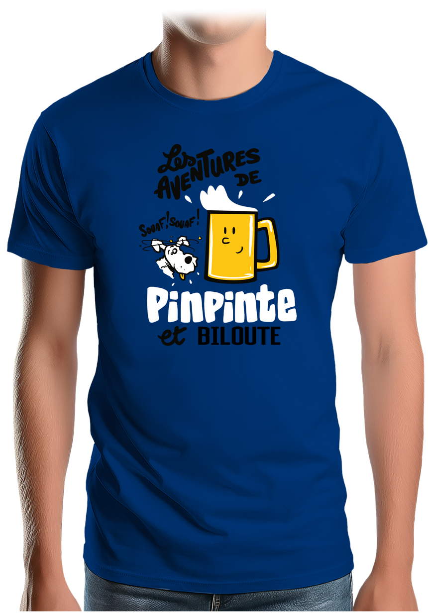 T-Shirt Homme Les aventures de Pinpinte et Biloute
