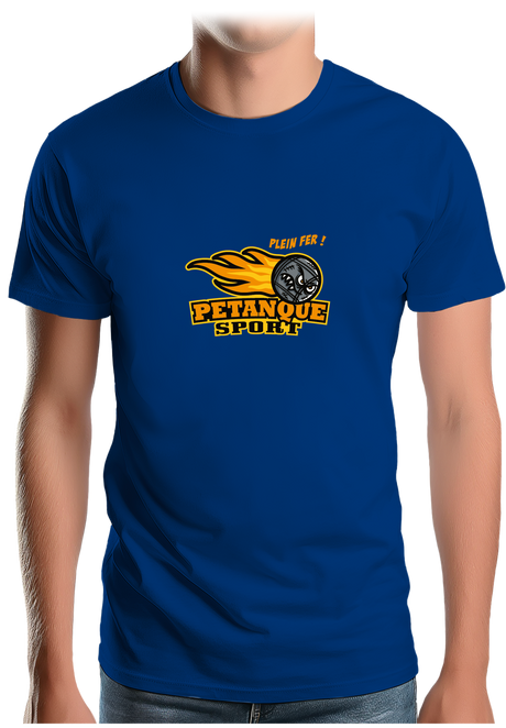 T-Shirt Homme Une pétanque à l'américaine